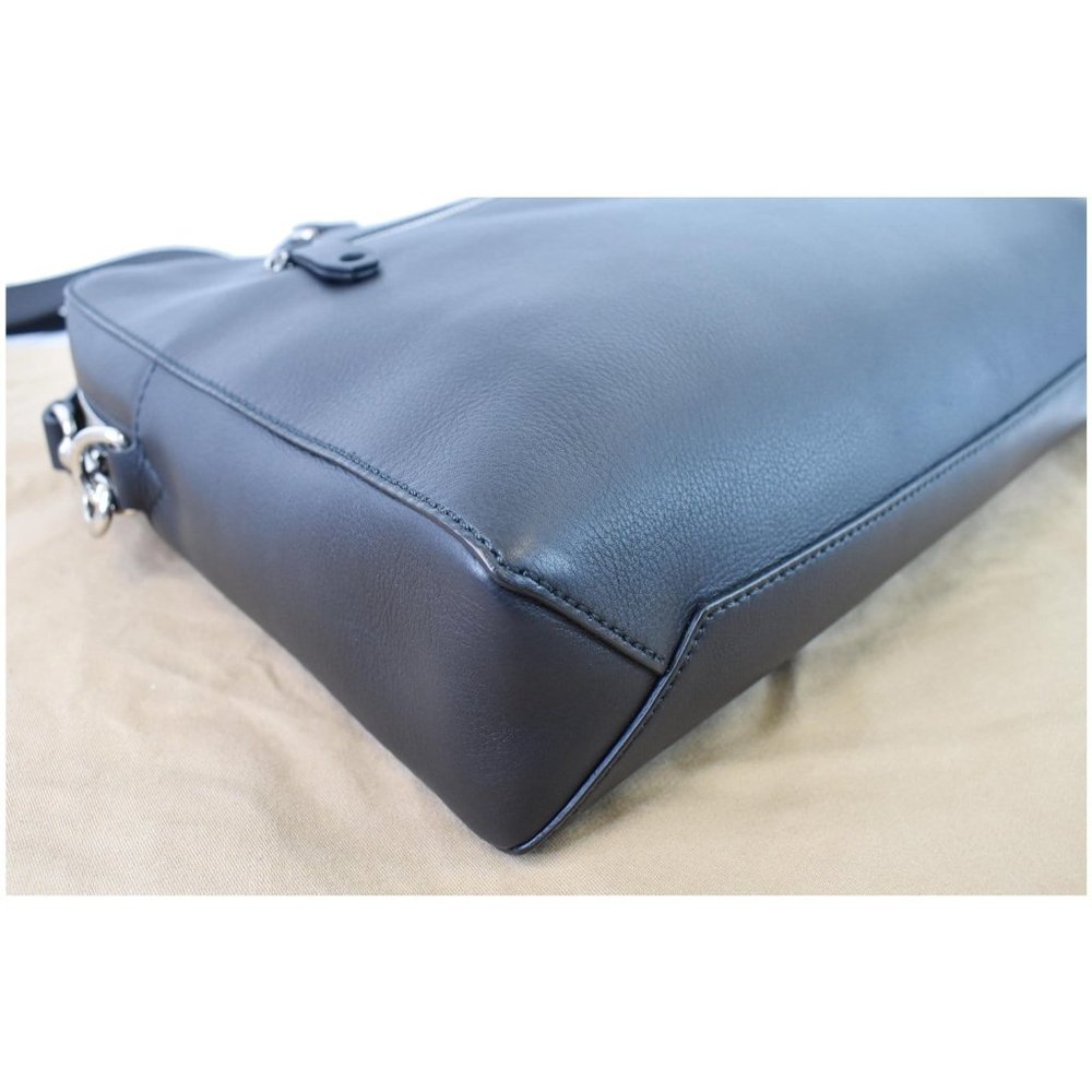 BURBERRY Ainsworth Leather Briefcase Bag Black - Picture 8 of 12